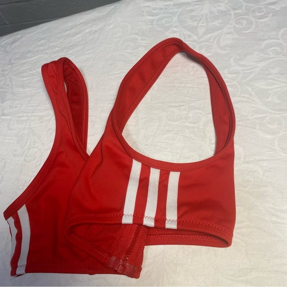 Top Only, Adidas Originals Bikini Zip Up Primeblue Recycled Ocean Plastic XS - Picture 2 of 13
